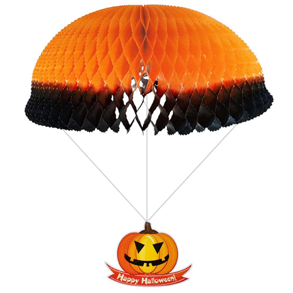 Halloween Happy Balkabağı Figürlü Paraşüt Süs