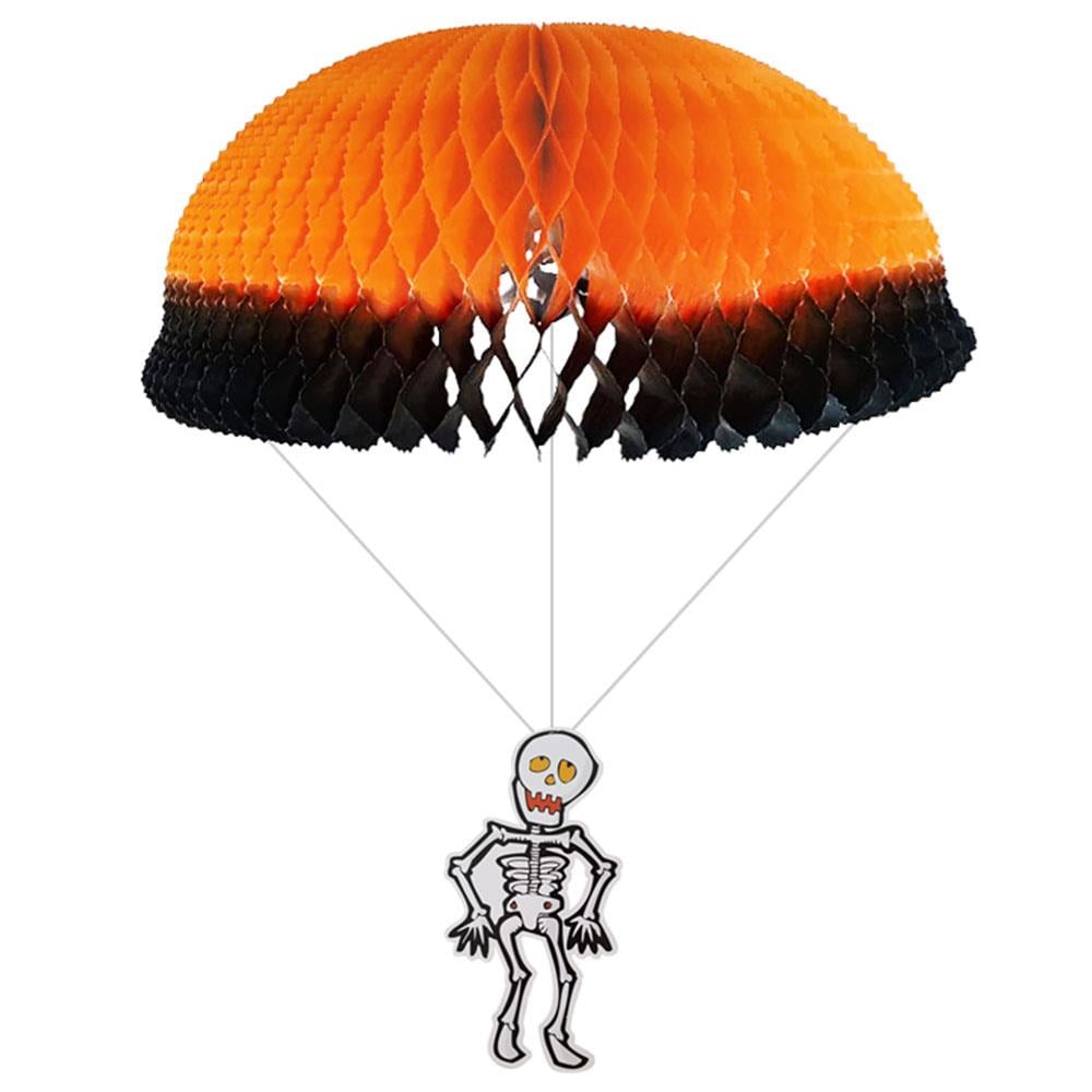 Halloween İskelet Figürlü Paraşüt Süs