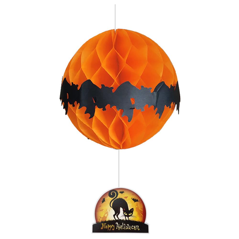 Halloween Kedi Figürlü Petek Süs