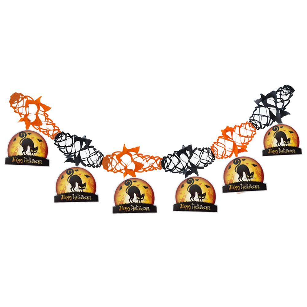 Halloween Kedi Figürlü Uzar Süs