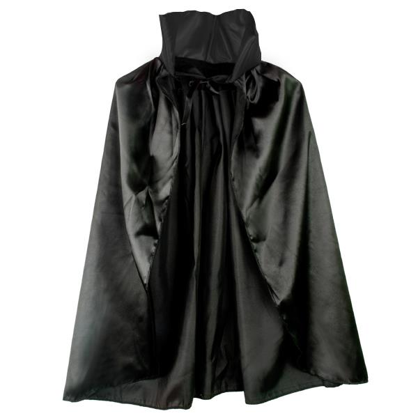Halloween Pelerin Yakalı Siyah 90 cm