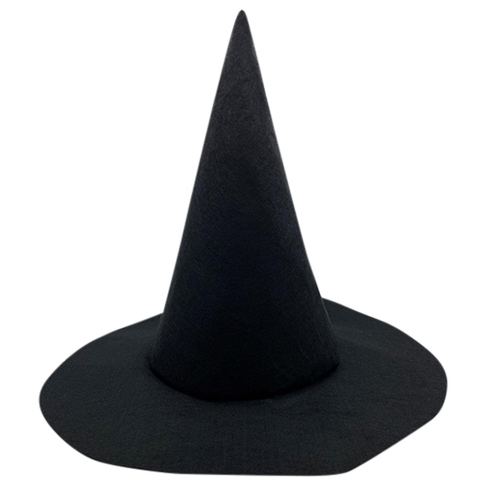 Halloween Siyah Keçe Cadı Şapkası