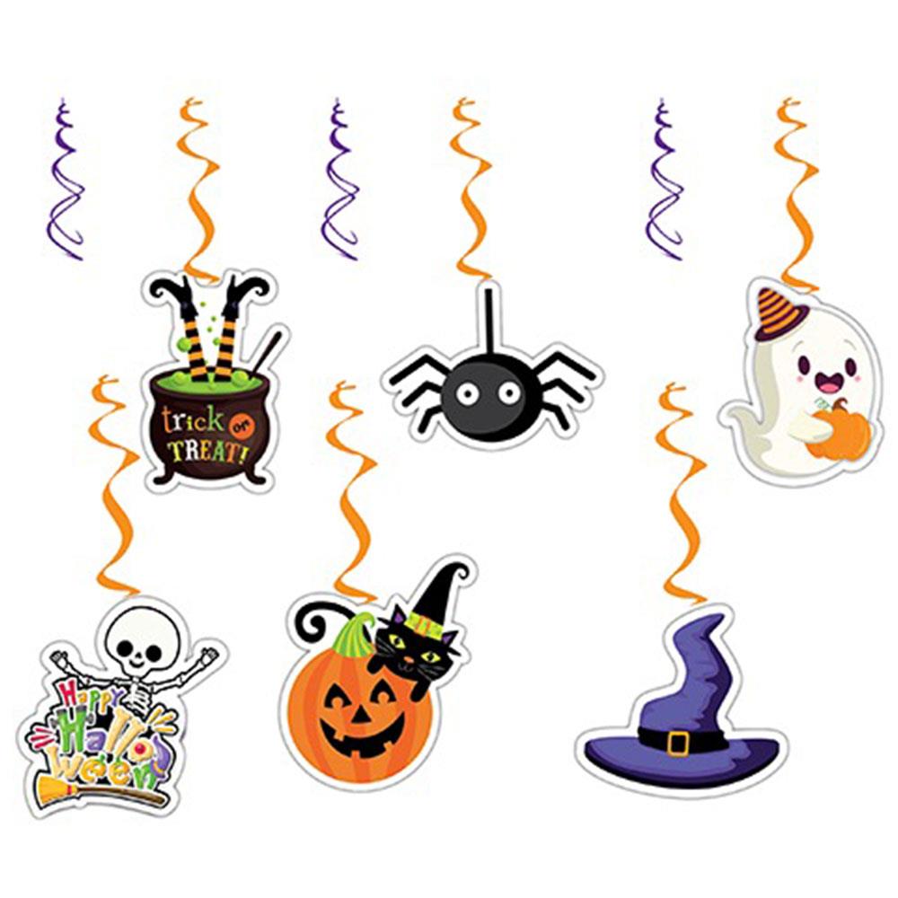 Halloween Temalı Sarkıt Tavan Süs 6'lı