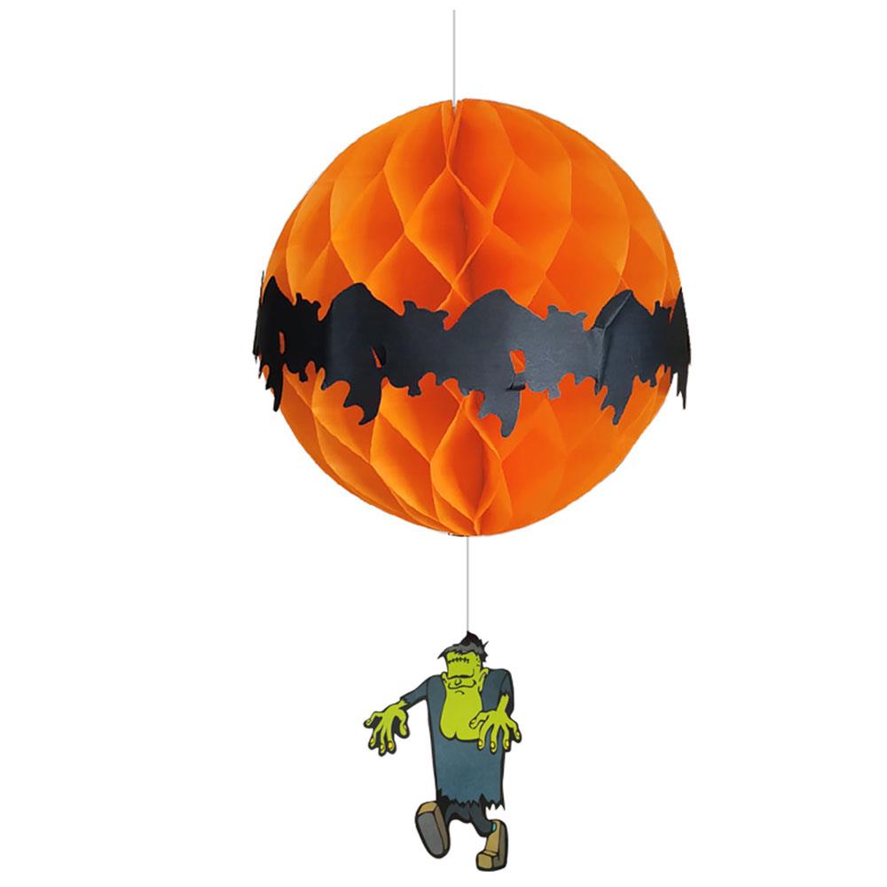 Halloween Yeşil Adam Figürlü Petek Süs