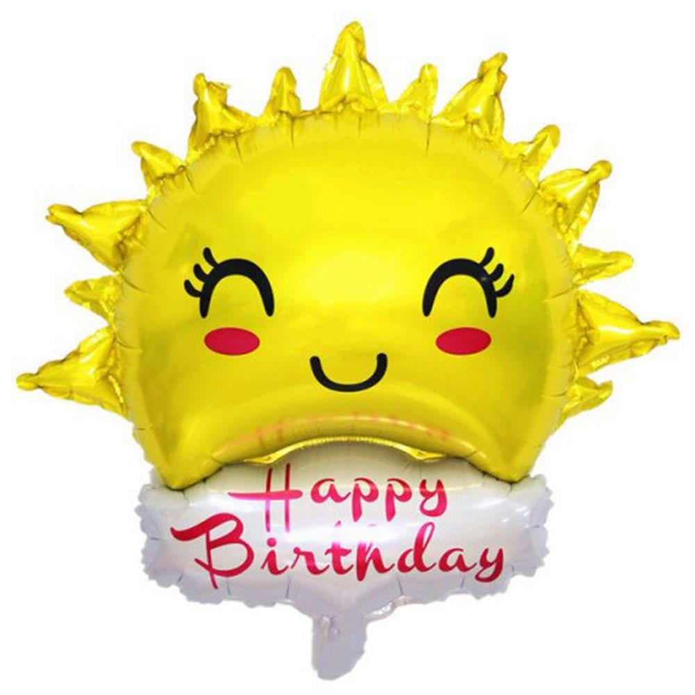 Happy Birthday Güneş Folyo Balon 85 cm