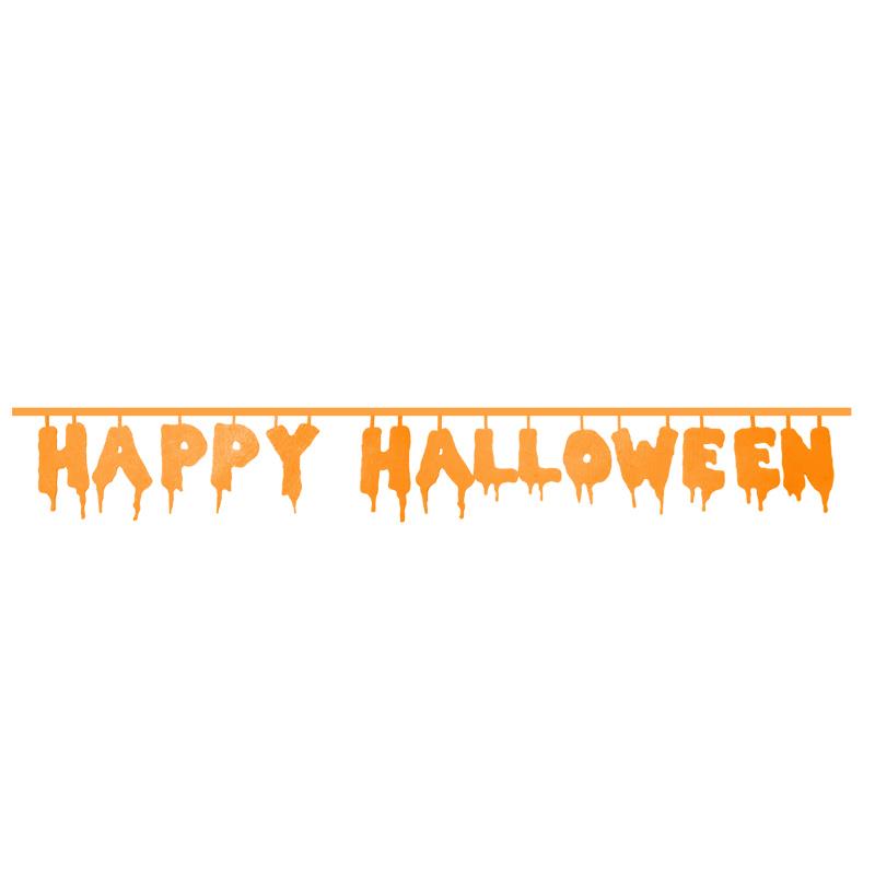 Happy Halloween Keçe Süs Turuncu
