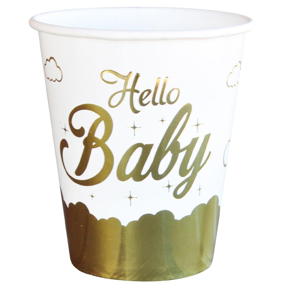Hello Baby Karton Bardak 6'lı