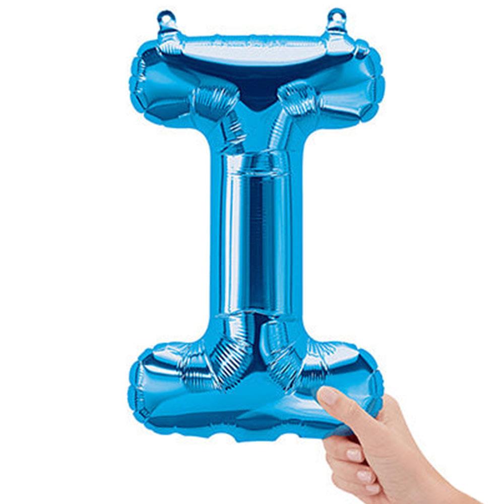 I Harf Mavi Folyo Balon 40 cm