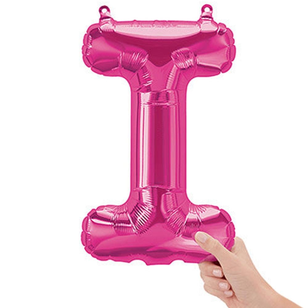I Harf Pembe Folyo Balon 40 cm