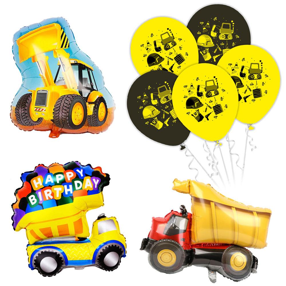 İnşaat Partisi Temalı Folyo Balon Set