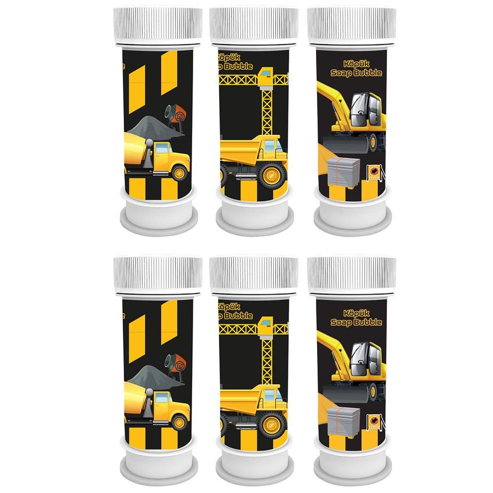 İnşaat Temalı Lisanslı Köpük Set 6'lı