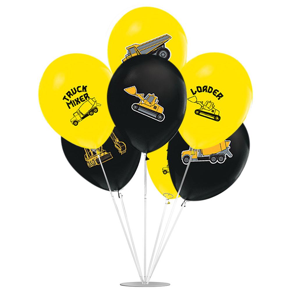 İnşaat Temalı Temalı Balon Stand Set 7'li
