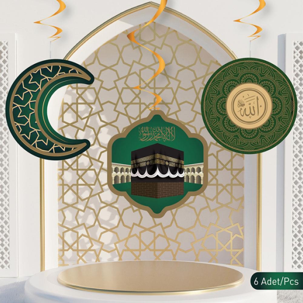 Kabe Temalı Sarkıt Süs 6'lı