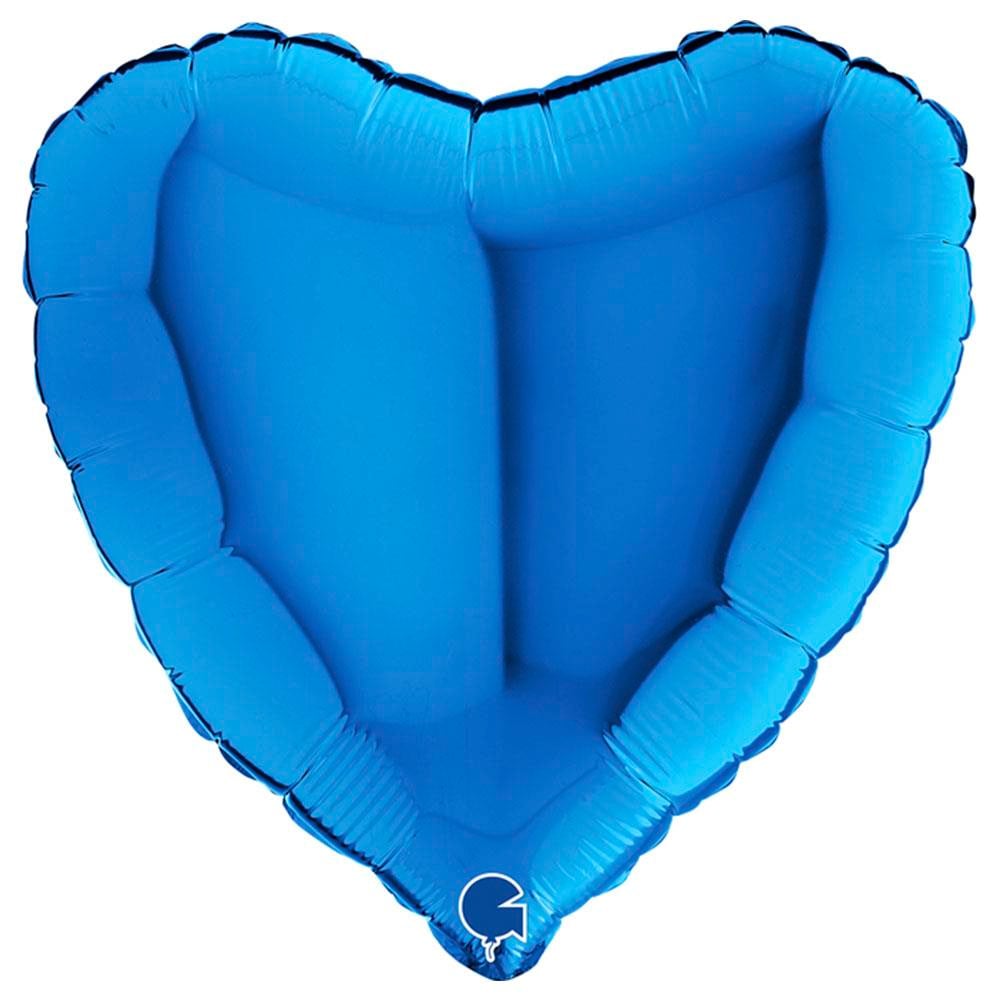 Kalp Grabo Folyo Balon Mavi 45 cm