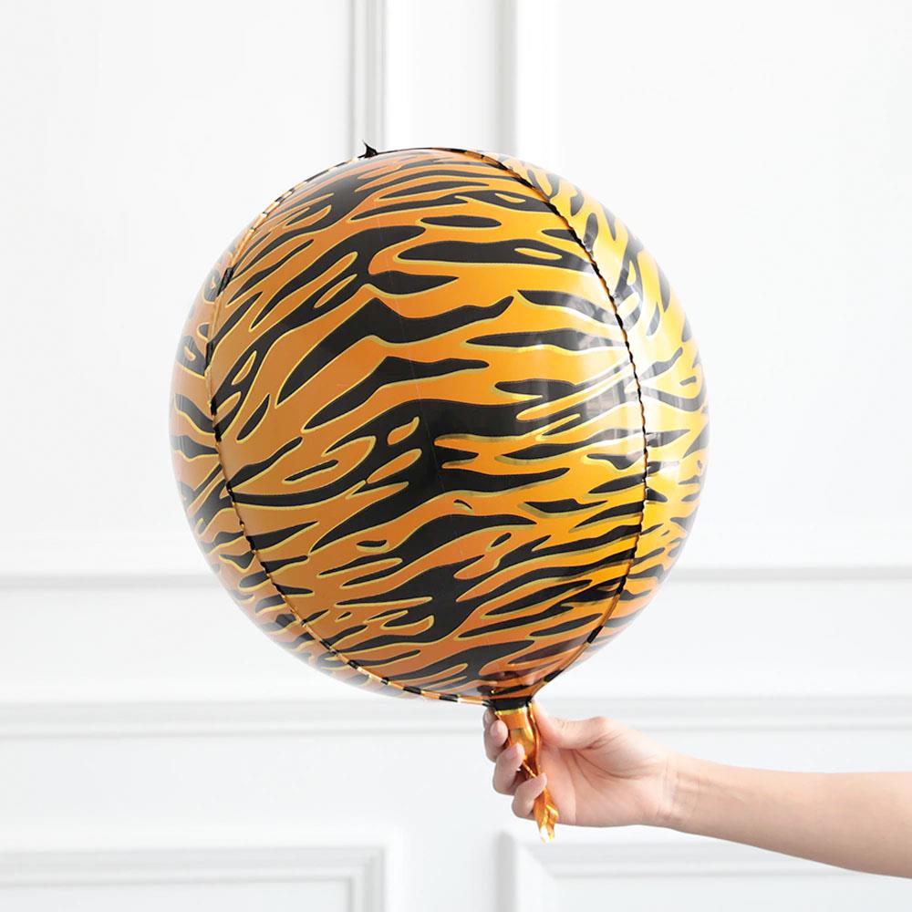 Kaplan Desenli 4D Folyo Balon 55 cm
