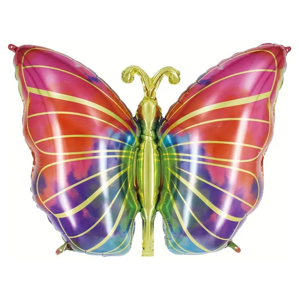 Kelebek Rainbow Folyo Balon 74 cm