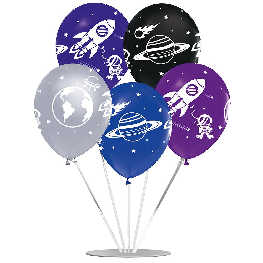 Kozmik Galaksi Balonlu Stand Set 7'li