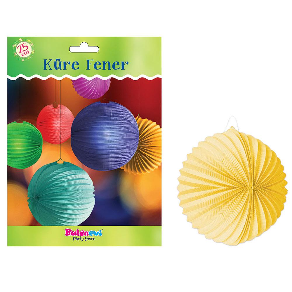 Küre Fener Sarı 25 cm