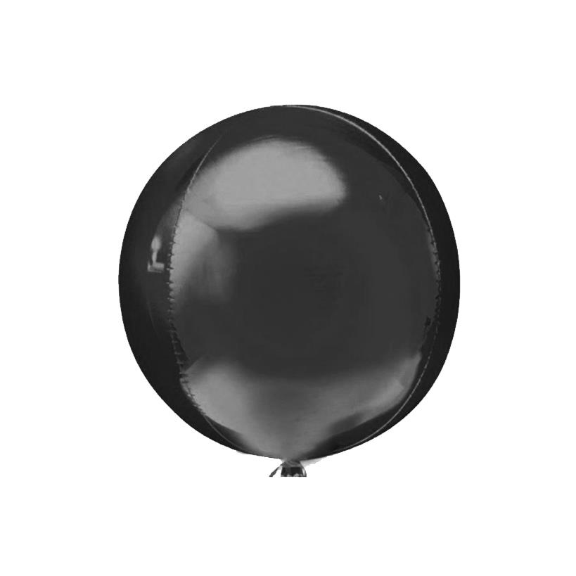 Küre Folyo Balon Siyah