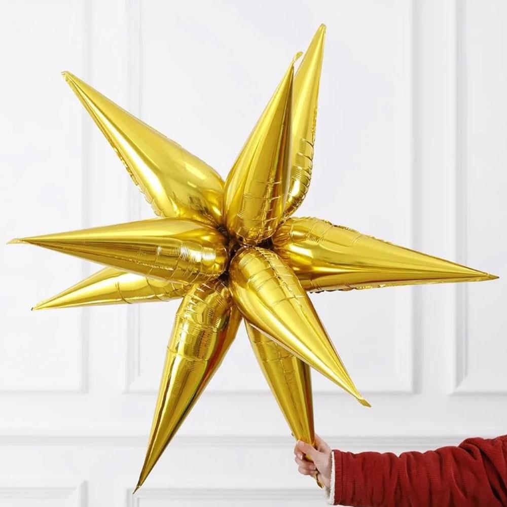 Kutup Yıldızı Folyo Balon Altın 60 cm