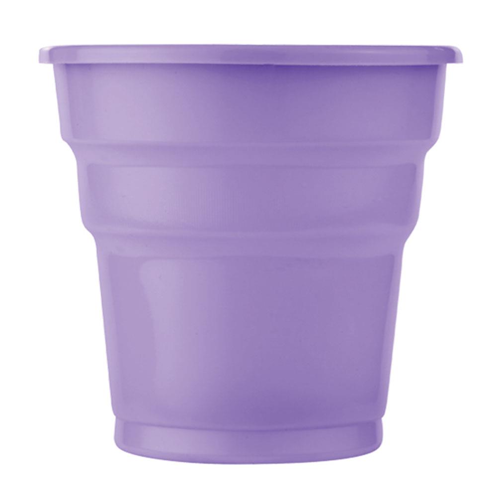 Lila Plastik Meşrubat Bardağı 24'lü
