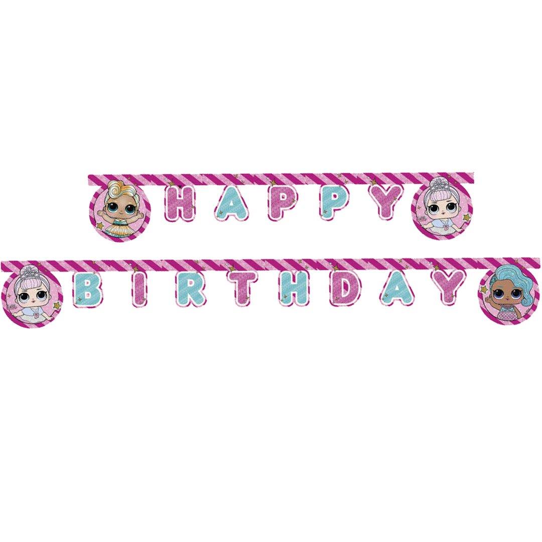 Lol Bebek Happy Birthday Harf Afiş