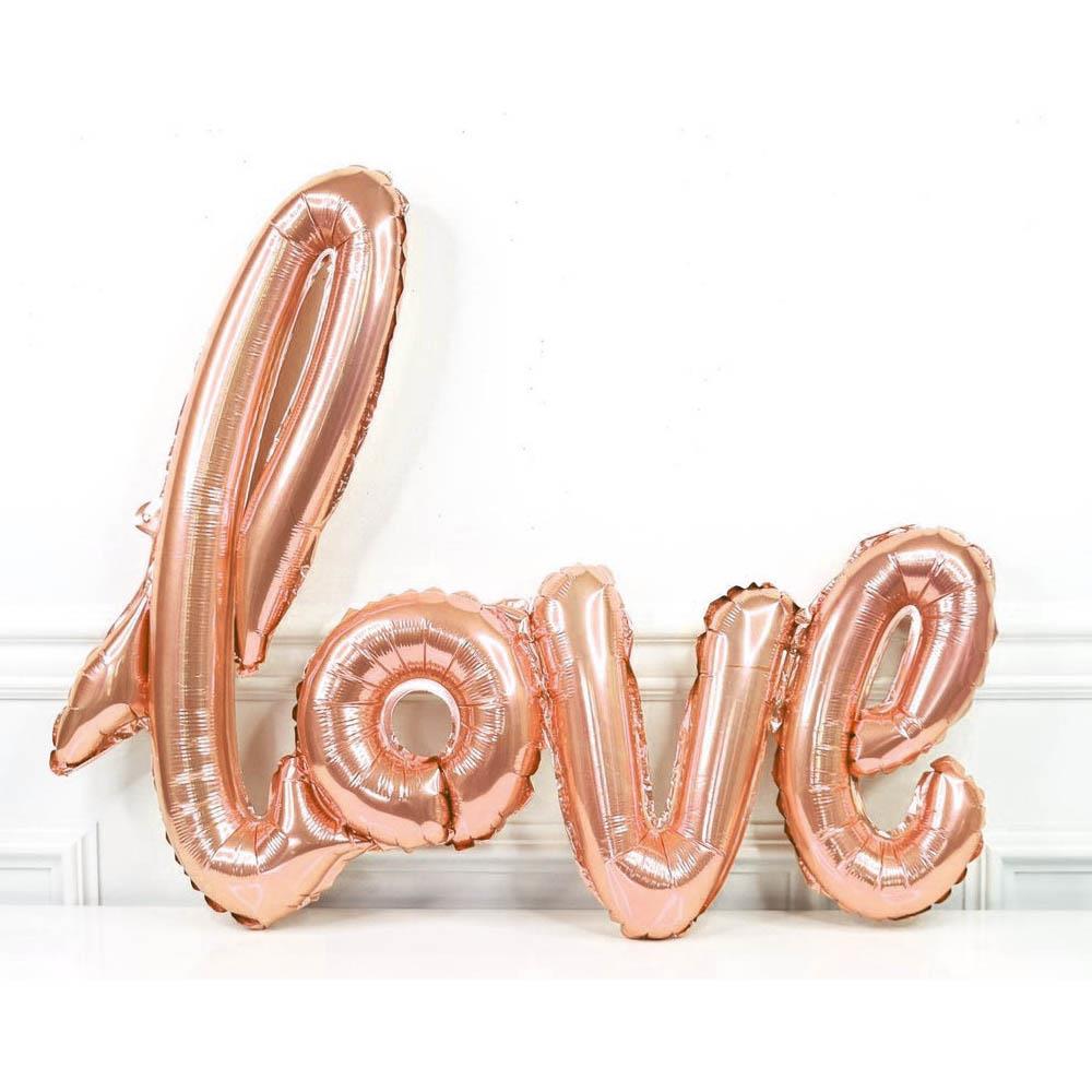 Love Folyo Balon Rose Gold