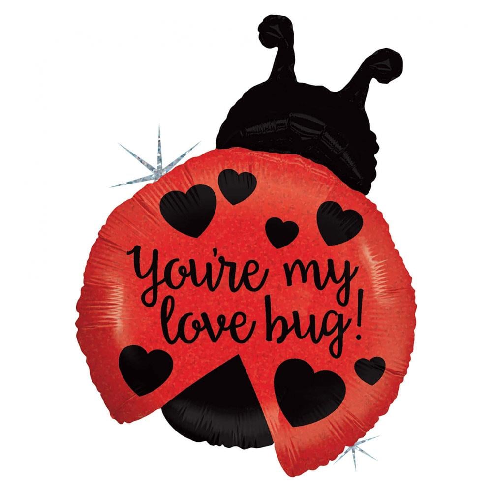 Love Uğur Böceği Grabo Folyo Balon 68 cm