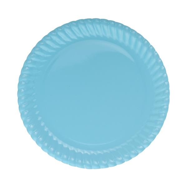 Mavi Karton Tabak 23 cm 8'li