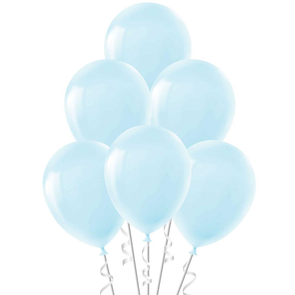 Mavi Makaron Lateks Balon 10'lu