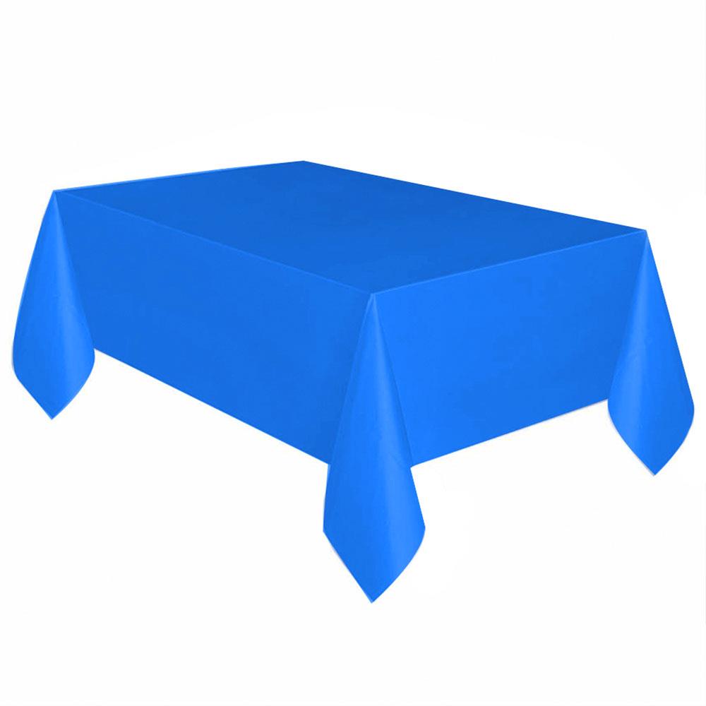 Mavi Plastik Masa Örtüsü 137x270 cm