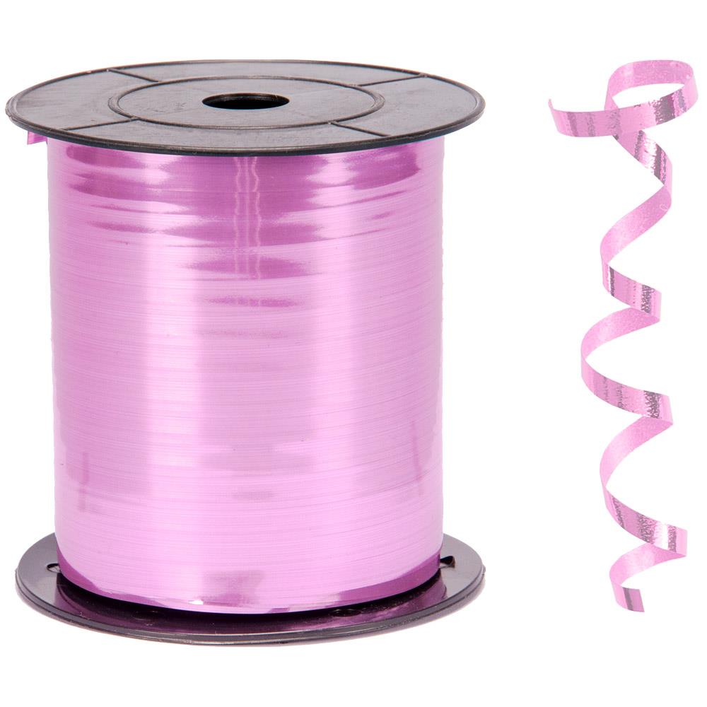 Metalik Pembe Rafya 8 mm x 200m