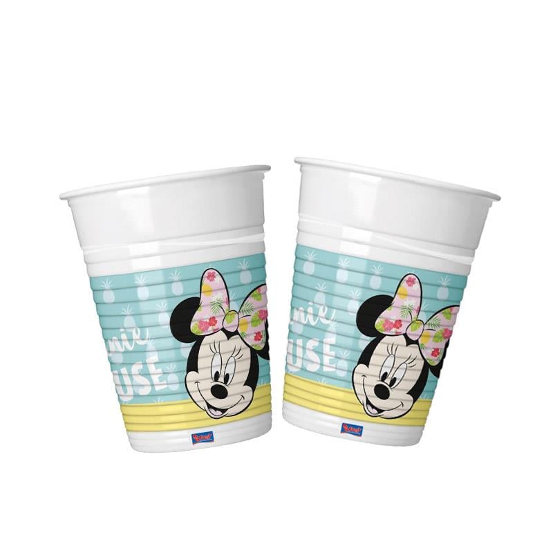 Minnie Tropical Plastik Bardak 8'li