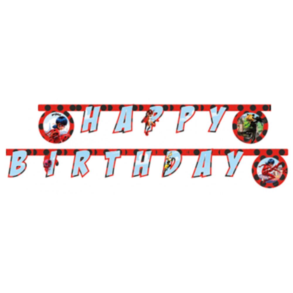 Miraculous Happy Birthday Harf Afiş