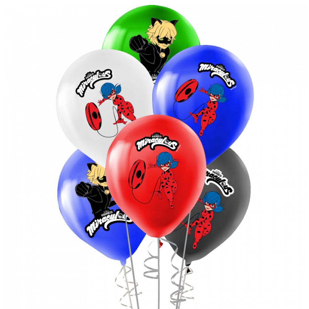 Miraculous Super Heroez Lisanslı Lateks Balon 10'lu