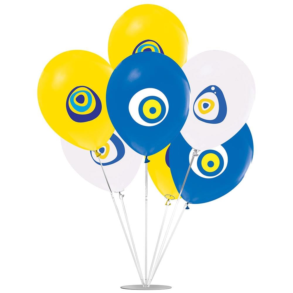 Nazar Boncuğu Temalı Balon Stand Set 7'li