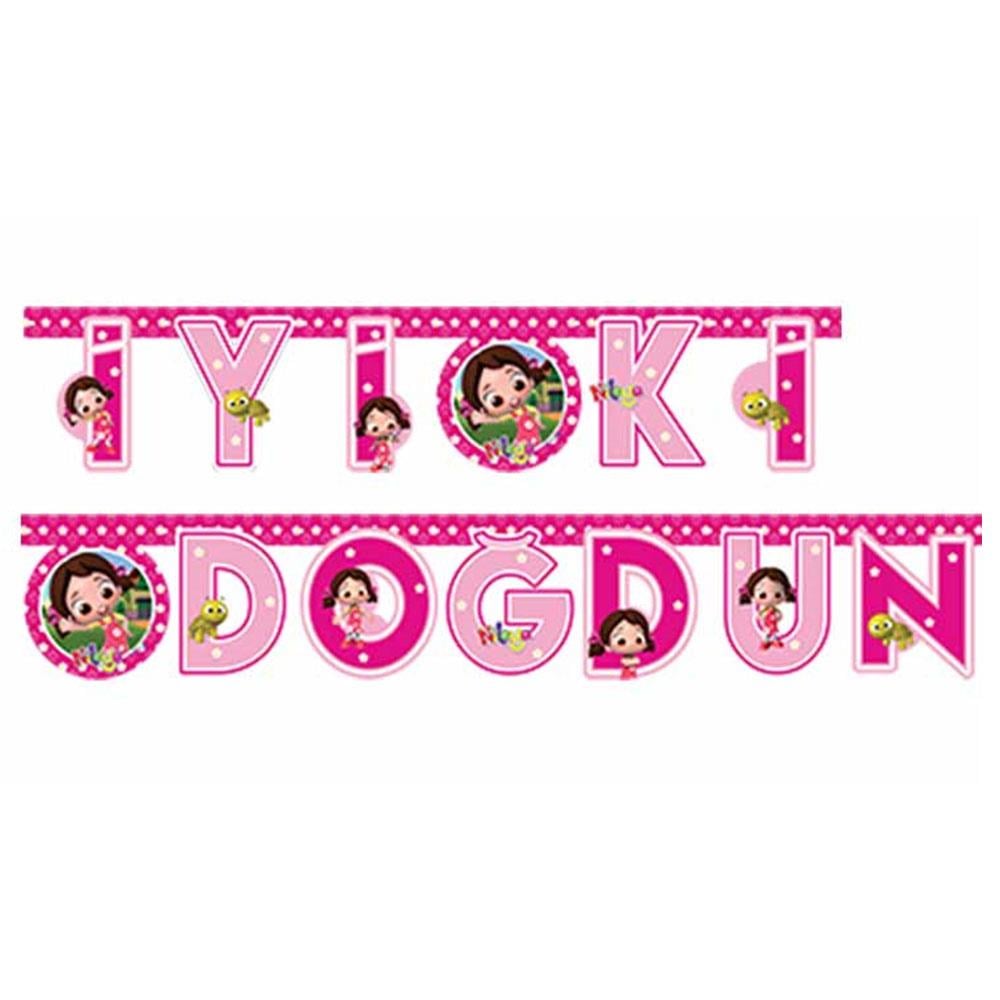 Niloya İyi ki Doğdun Harf Afiş