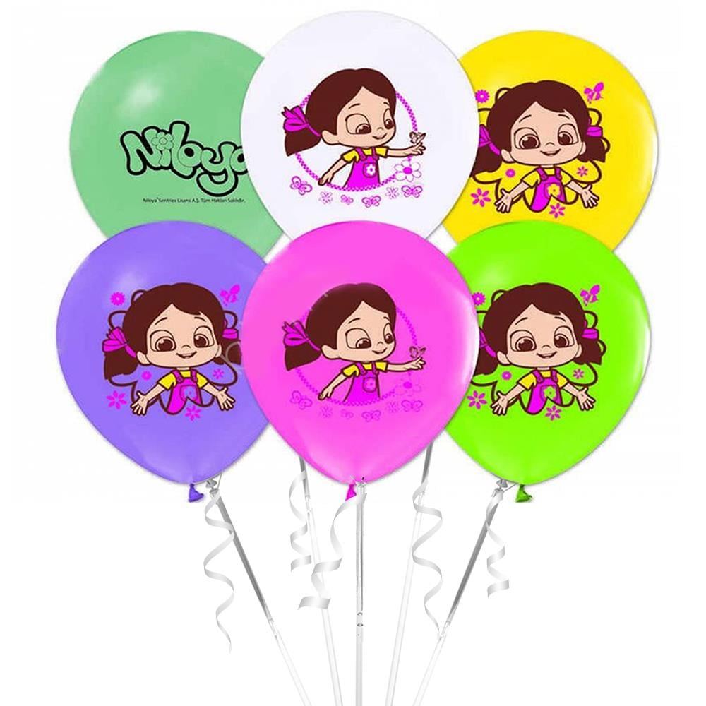 Niloya Lisanslı Lateks Balon 10'lu