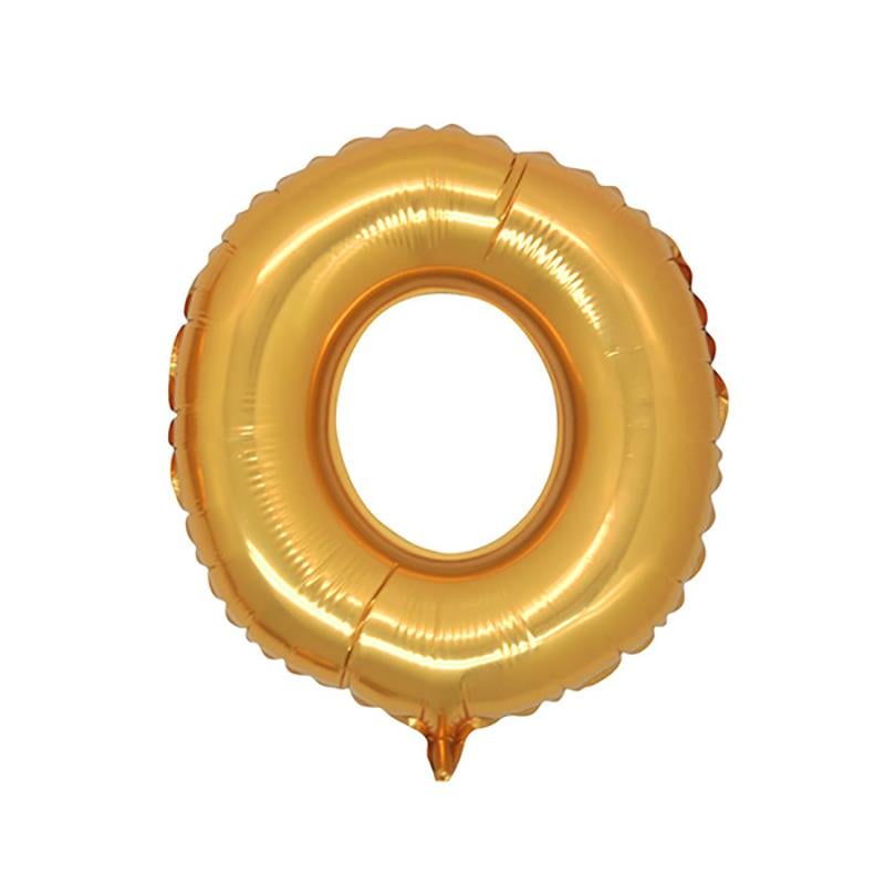 O Harf Altın Folyo Balon 70 cm