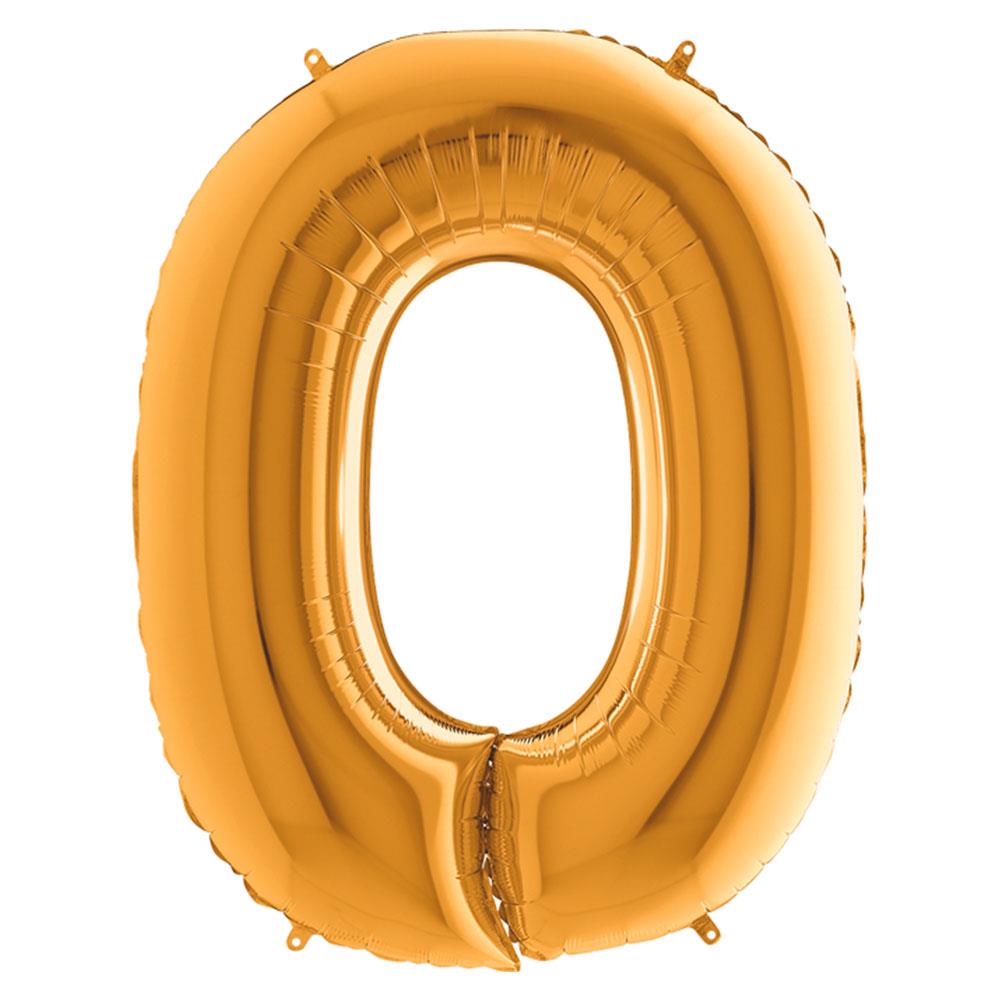 O Harf Grabo Altın Folyo Balon 102 cm