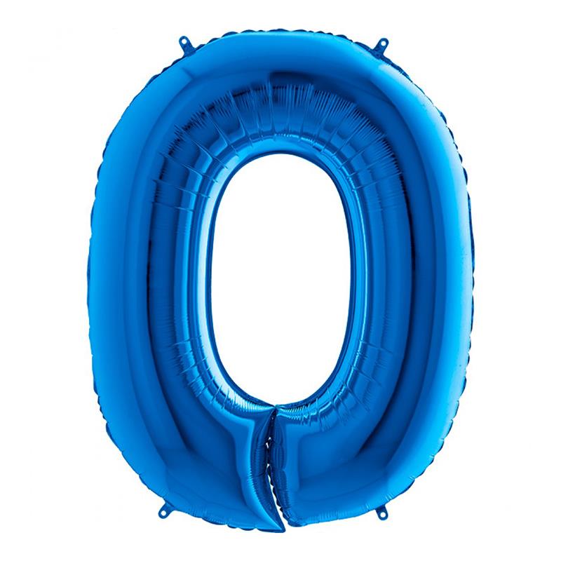 O Harf Grabo Mavi Folyo Balon 102 cm