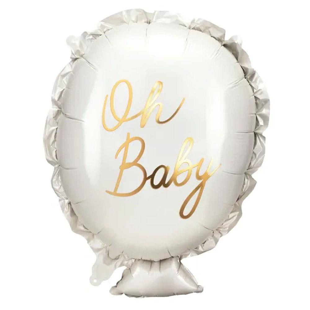 Oh Baby Altın Folyo Balon 64 cm
