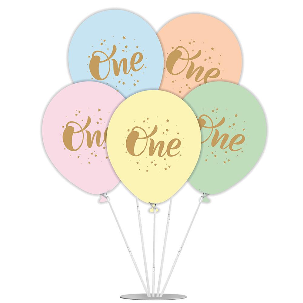 One Balonlu Stand Set 7'li