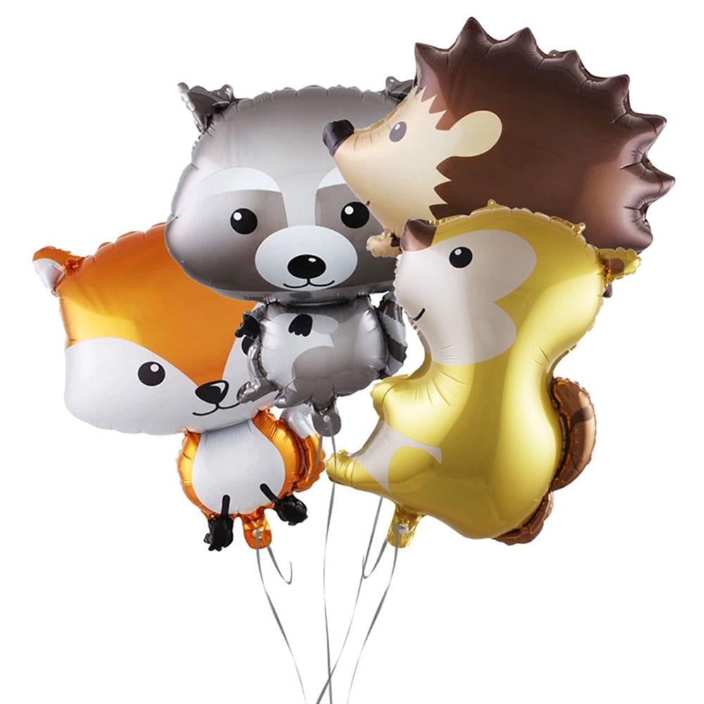 Orman Canlıları Folyo Balon Set 4'lü