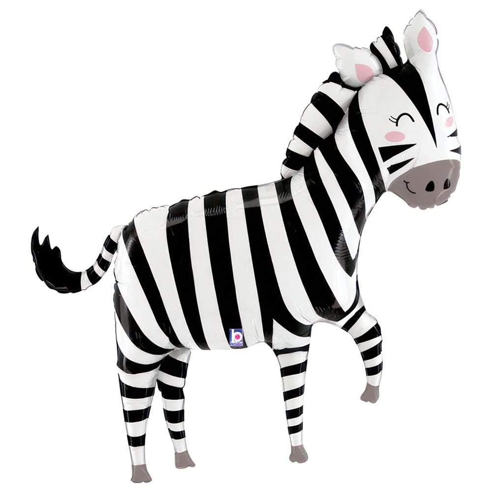 Orman Zebrası Folyo Balon 92x70 cm