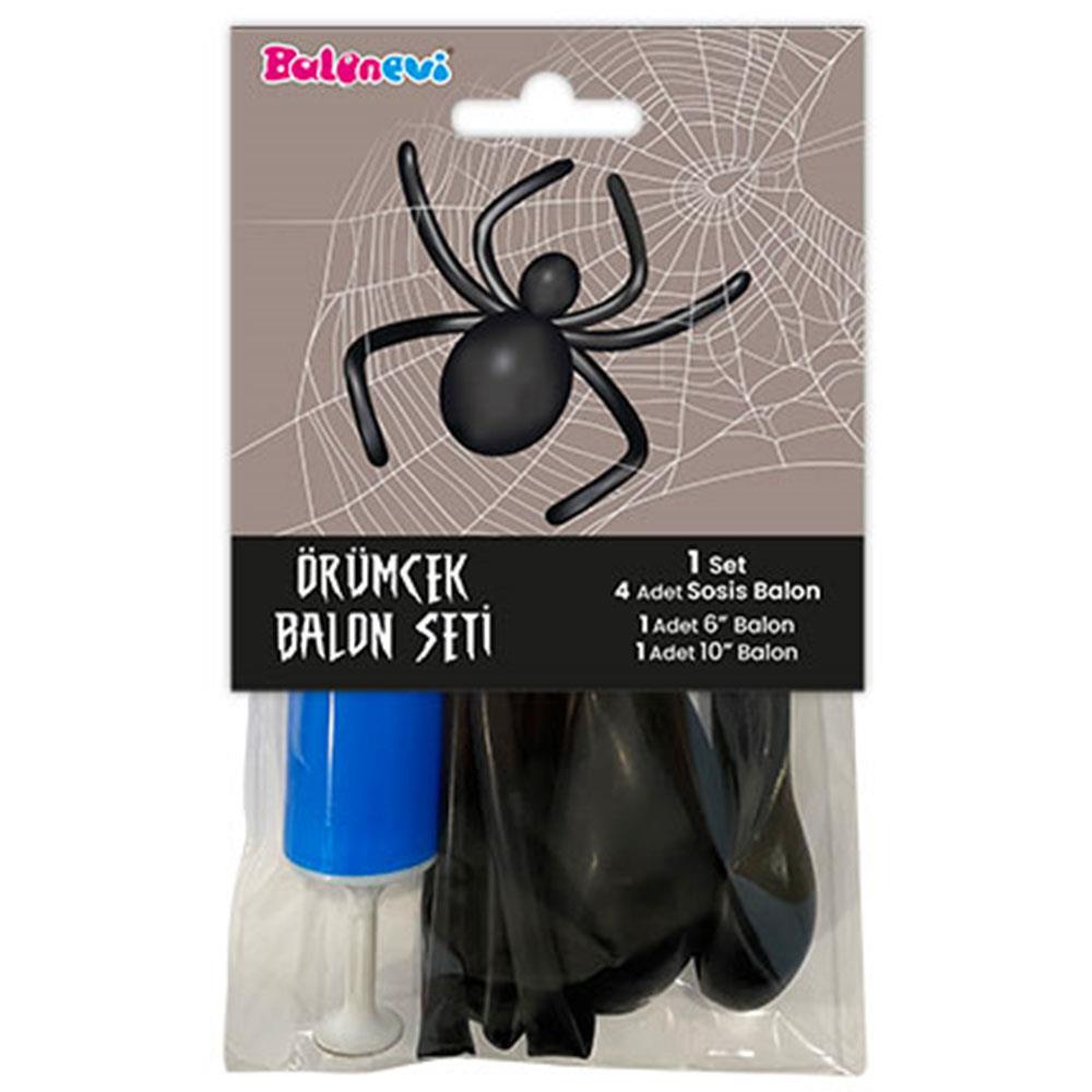 Örümcek Temalı Balon Seti