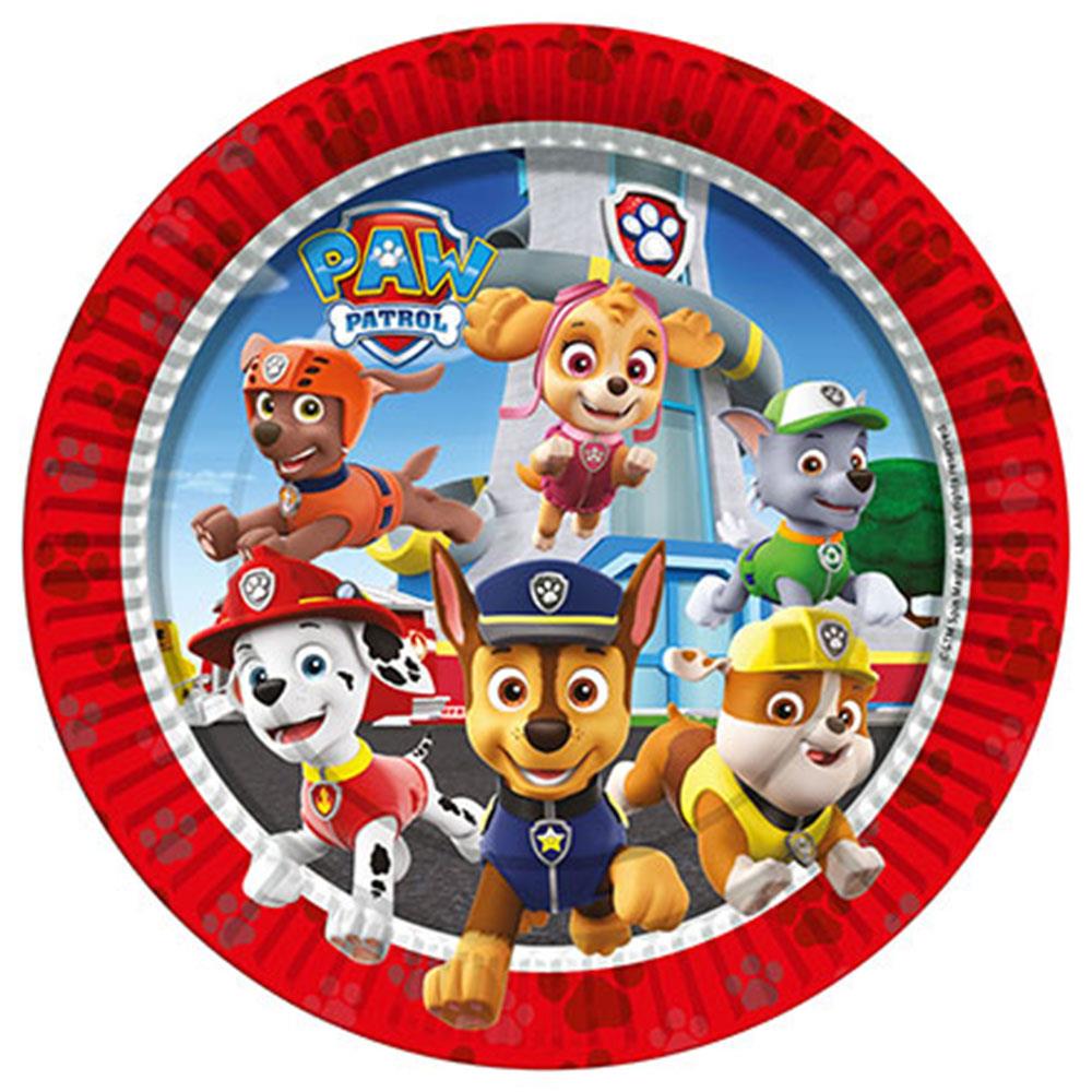 Paw Patrol Refresh Karton Tabak 23 cm 8'li