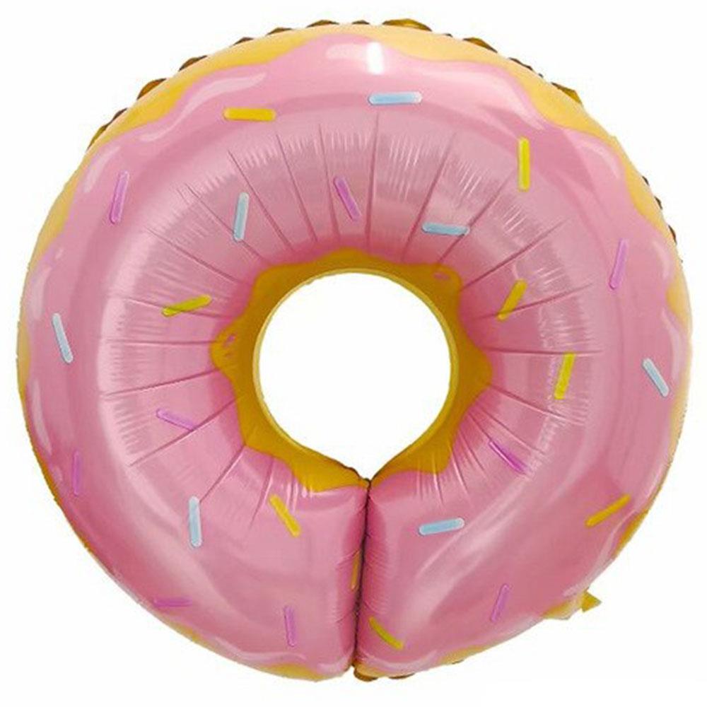 Pembe Donut Folyo Balon 85 cm