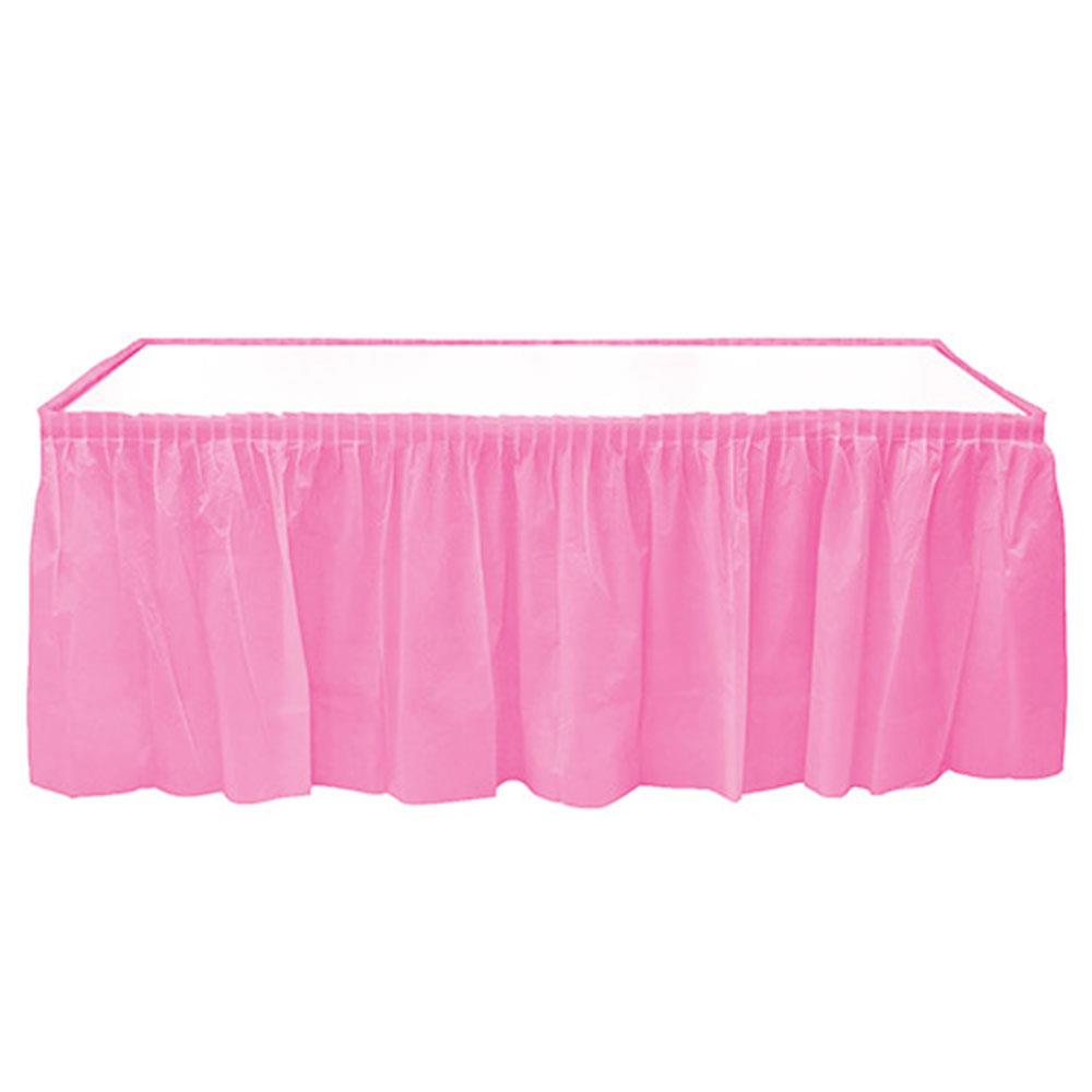 Pembe Plastik Masa Eteği 75x426 cm