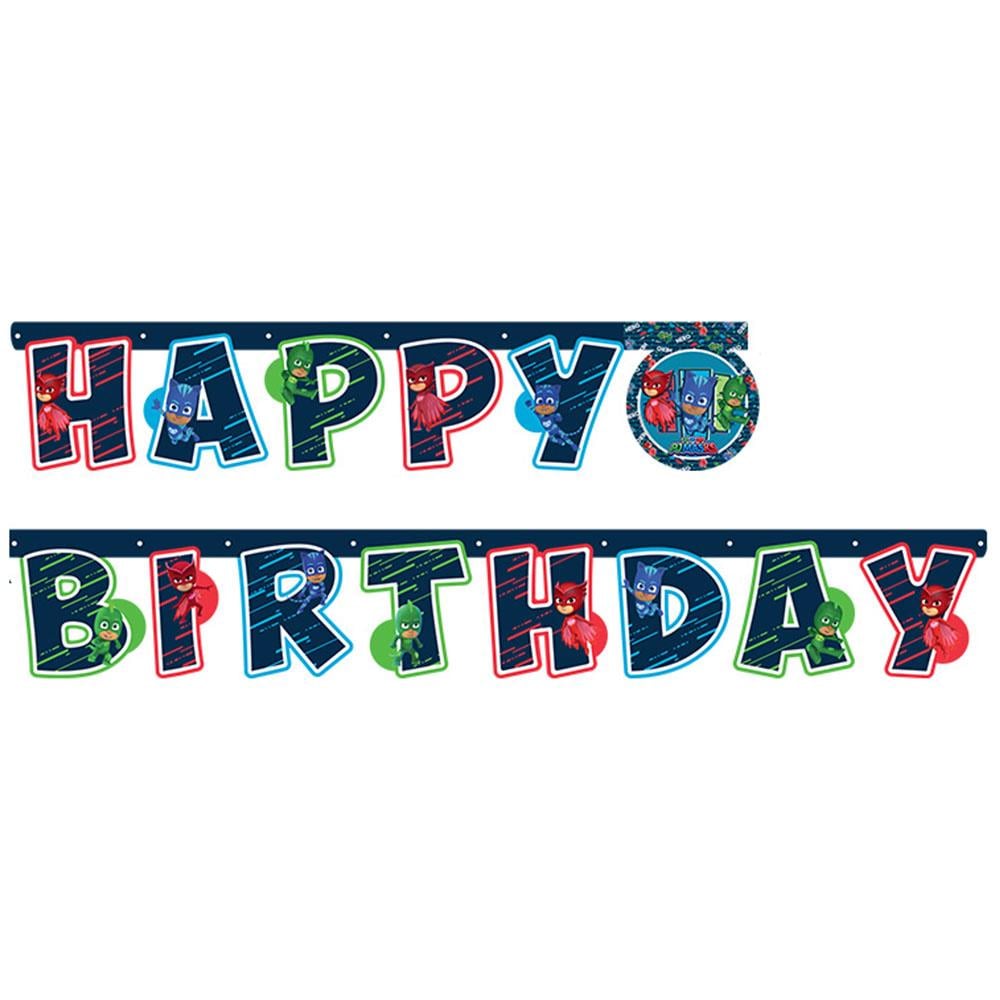 PijaMaskeliler Trend Happy Birthday Harf Afiş
